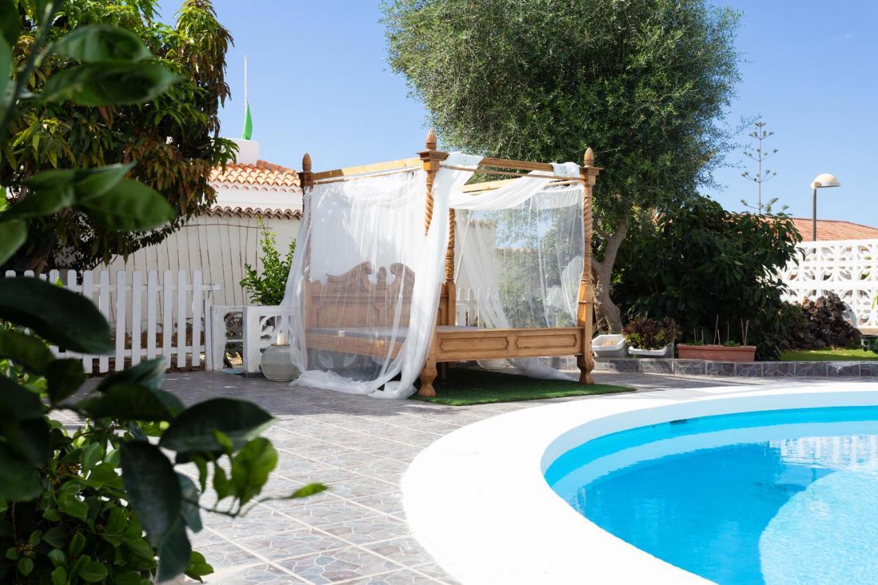Bungalow Palm Mar With Pool And Garden Arona  Eksteriør billede