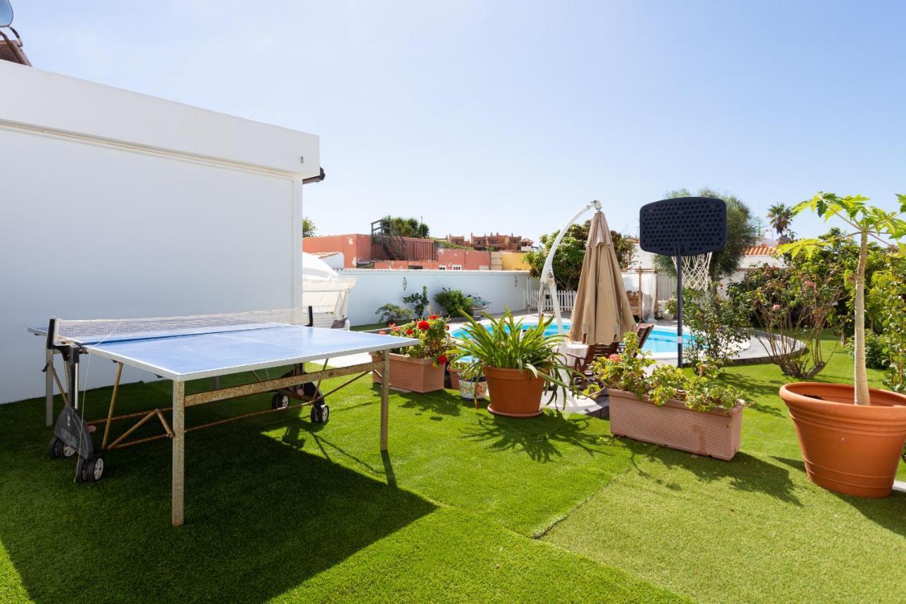 Bungalow Palm Mar With Pool And Garden Arona  Eksteriør billede