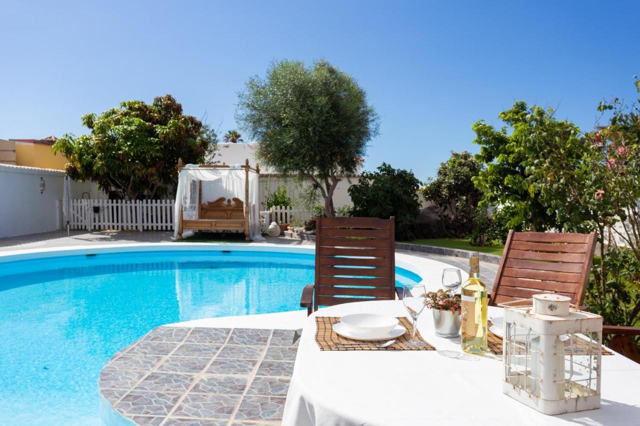 Bungalow Palm Mar With Pool And Garden Arona  Eksteriør billede