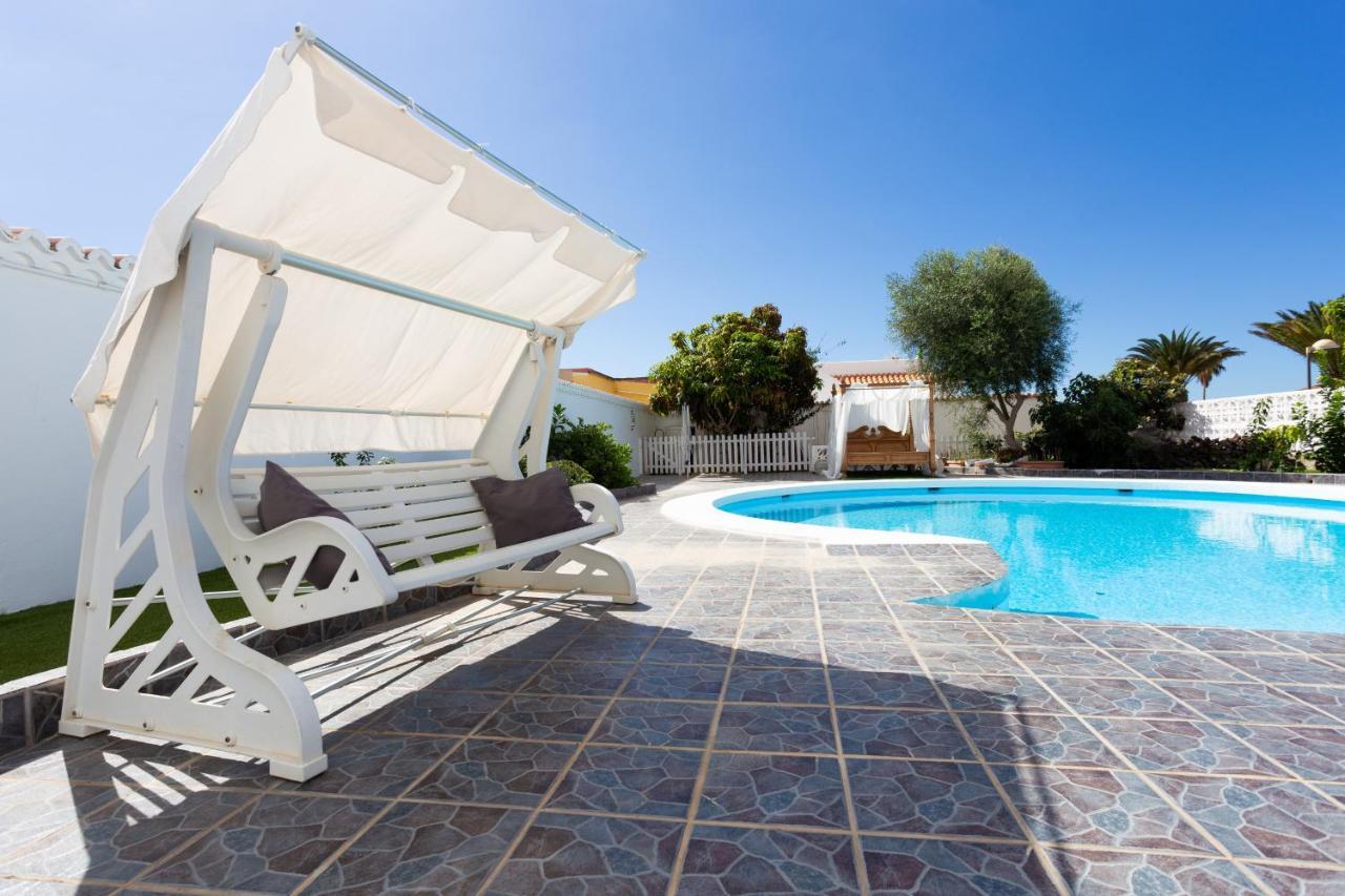 Bungalow Palm Mar With Pool And Garden Arona  Eksteriør billede